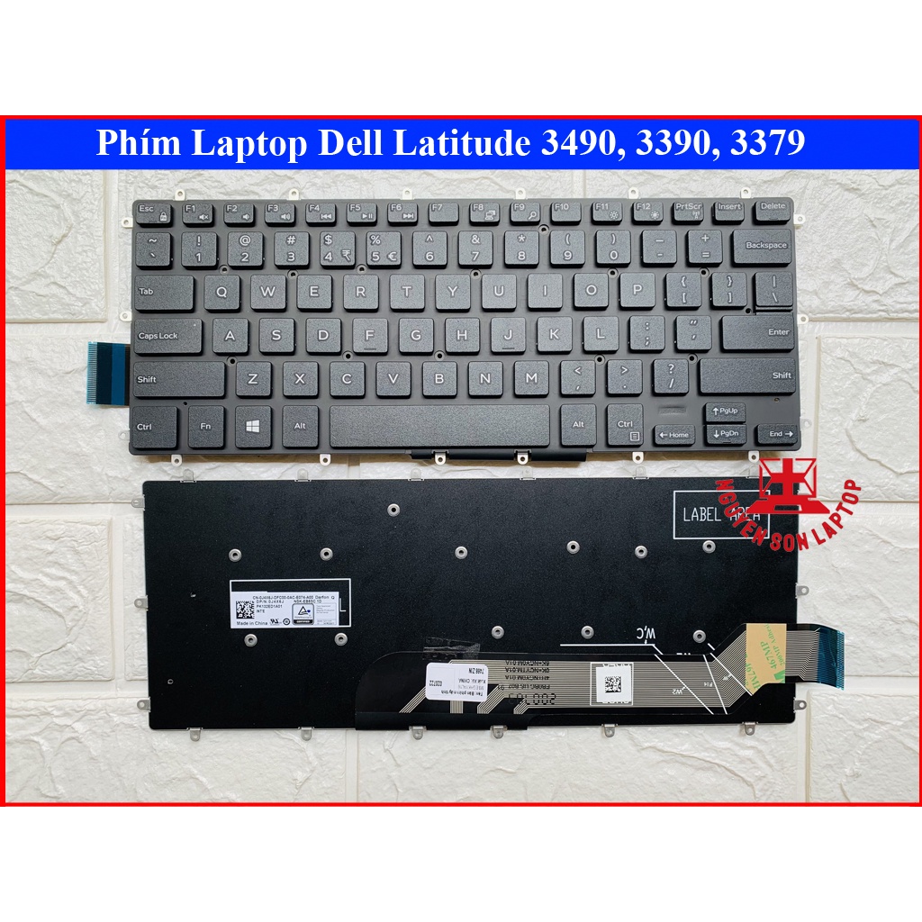 ⚡ Bàn Phím Laptop Dell Latitude 3490 , Latitude 3390 , 3379 Zin có Led / không Led ZIN