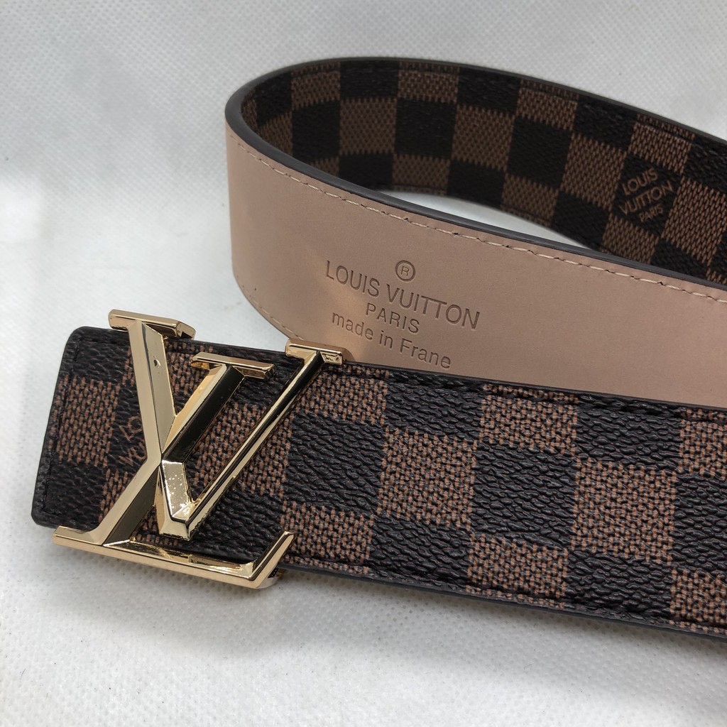 Thắt lưng LV Nam,Dây Nịt LV Da Cao Cấp, khóa kim loại nguyên khối siêu bền đẹp - 002fashion