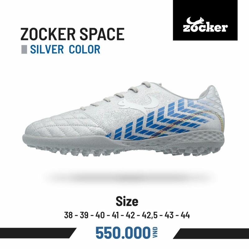 Giày đá bóng thể thao nam Zocker SPACE  giày đá banh cỏ nhân tạo – BUMSPORT