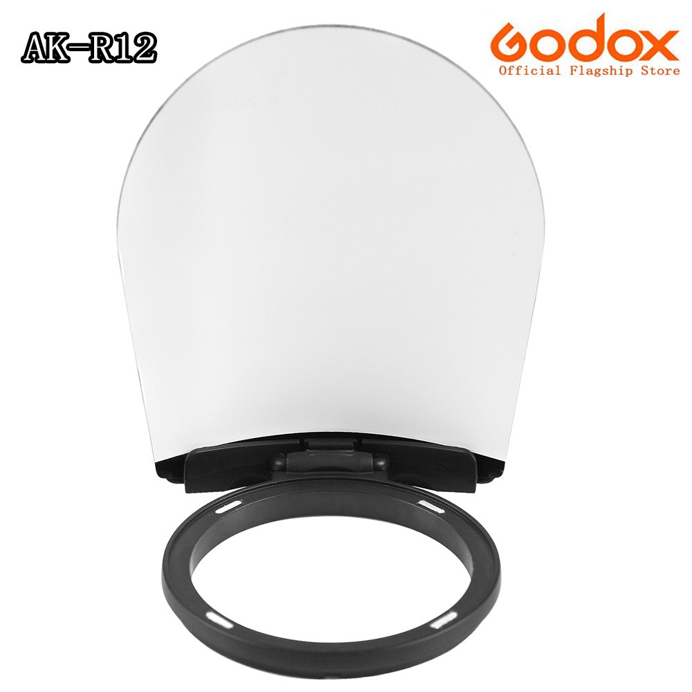 Godox AK-R12 Tấm khuếch tán Phụ kiện cho Godox H200R Godox V1 AD200Pro AD200 Đầu đèn Flash tròn