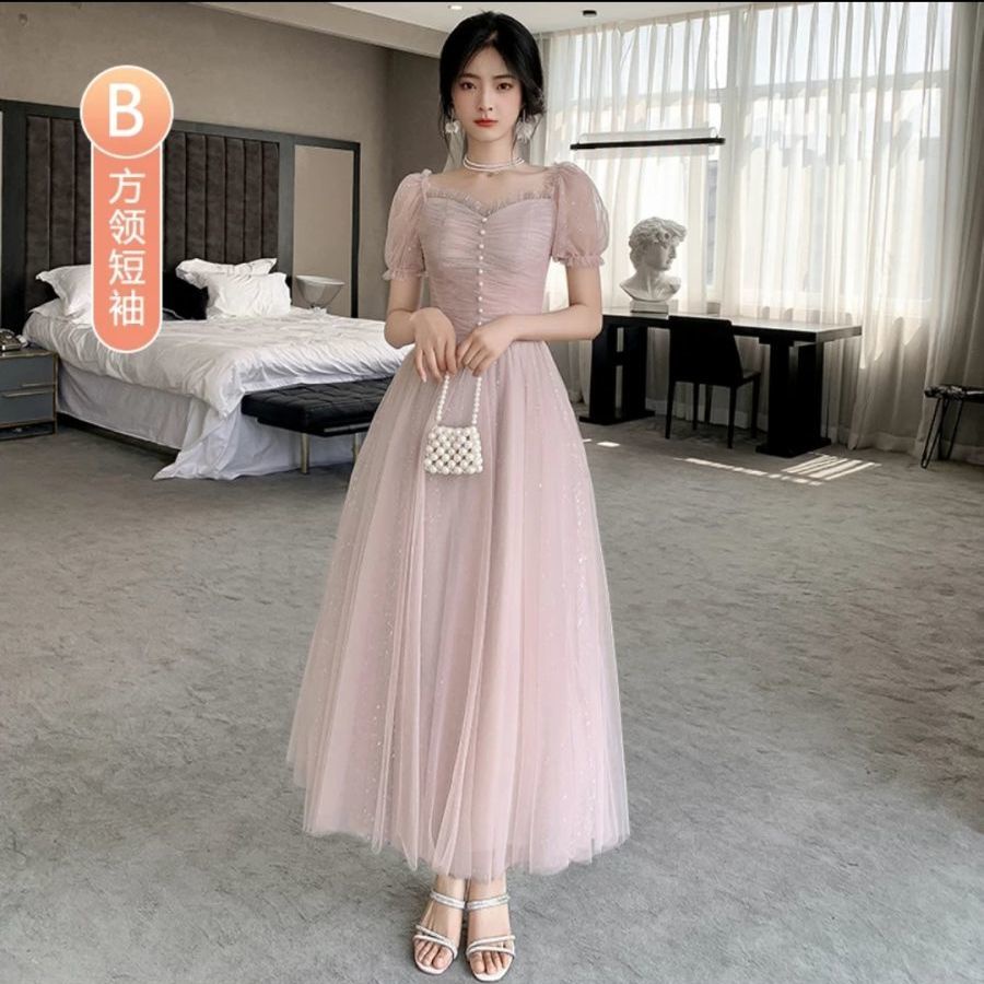Đầm Phù Dâu Thiết Kế Mới Xinh Xắn Thời Trang Dành Cho Nữ