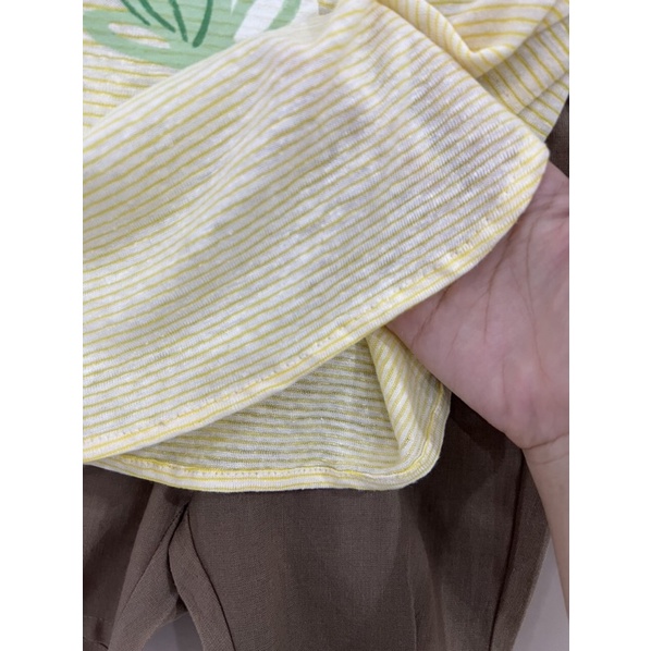 Set agabang xuất Hàn -Nhập Hàn agabang chất cotton thun lanh mùa hè