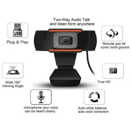 Webcam USB 2.0 1080P tiện lợi dành cho máy tính | BigBuy360 - bigbuy360.vn
