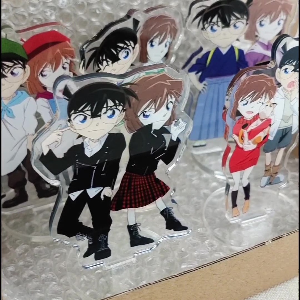 Standee Couple CoAi Thám Tử Lừng Danh tượng acrylic standee anime mica chibi trưng bày mô hình