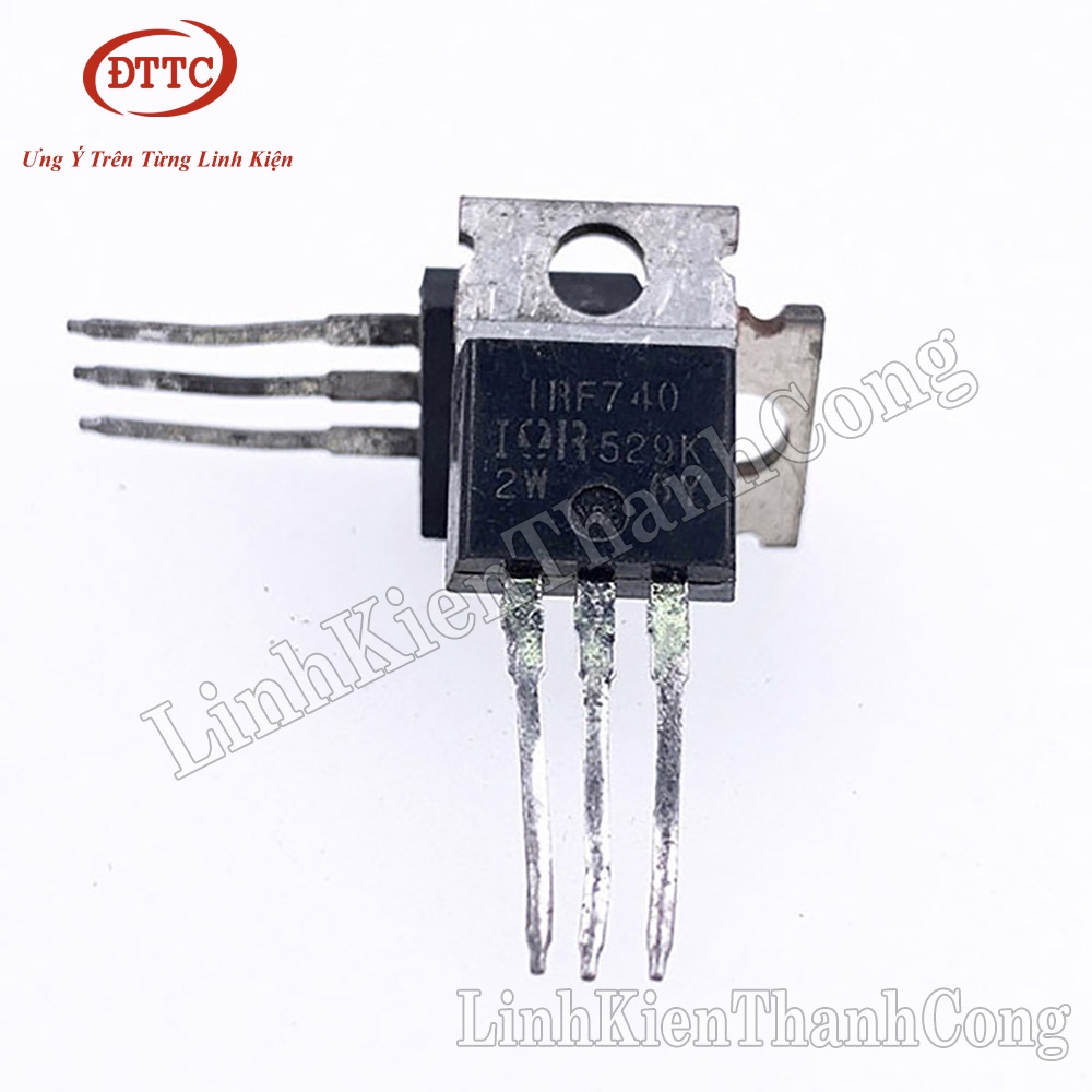 IRF740 mosfet N-CH kênh N 10A 400V kiểu chân to220 Linh Kiện Tháo Máy