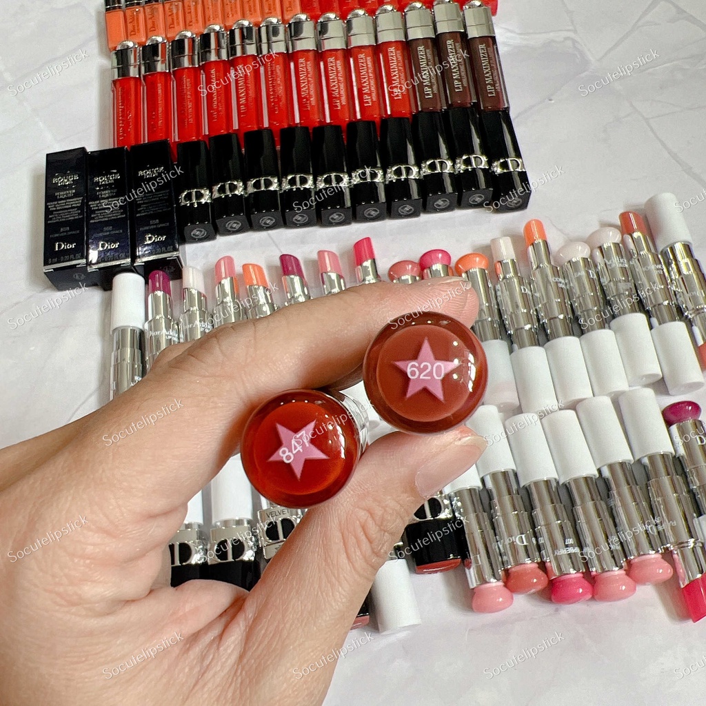Son Thỏi Diior Velvet 100 Nude Look - Tester - 200 Nude Touch  - 840 Rayonnate