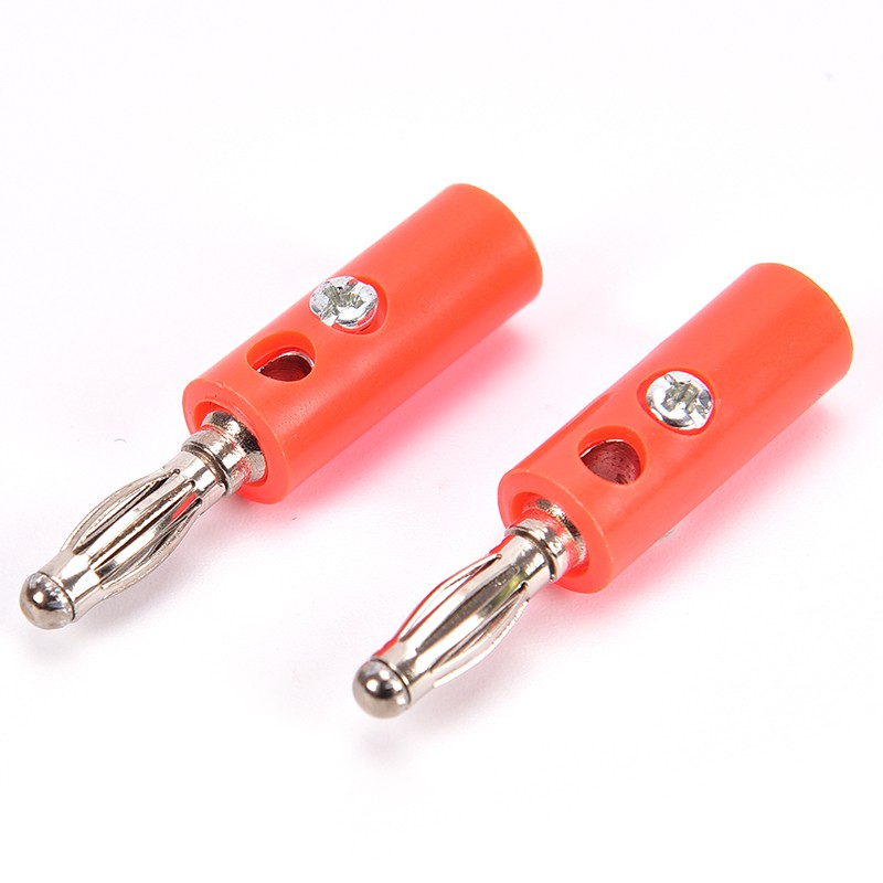 Set 20 Đầu Nối Chuối Bằng Nhựa Mạ Vàng Chuyên Dụng Cho Loa Âm Thanh