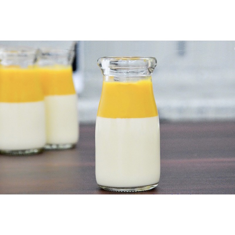 LỌ ĐỰNG PUDDING- SỮA CHUA- THUỶ TINH NẮP NHỰA 100ml