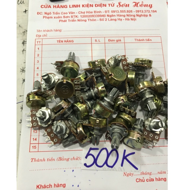 10 con Triết áp đơn 500K