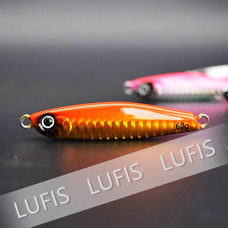 jigging Mồi Giả Câu Cá 3d Bằng Kim Loại 40g / 60g Fishing lure