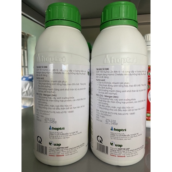 Humic Tan phân bón sinh học - chai 1l