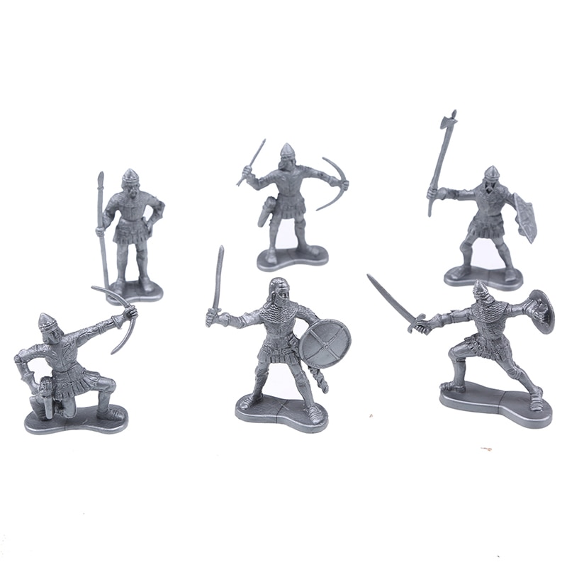 Set 28 Mô Hình Người Lính Trung Cổ Dùng Để Trang Trí