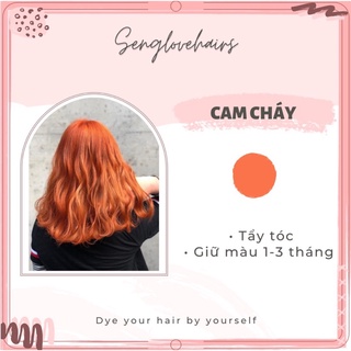 Thuốc nhuộm tóc màu cam cháy