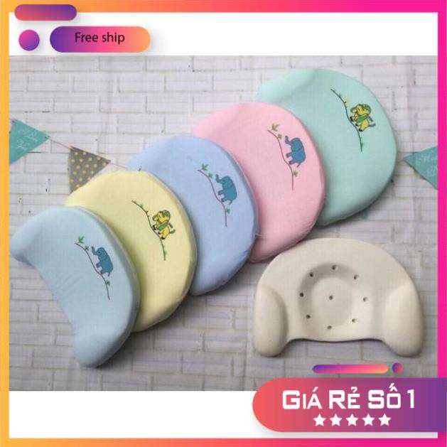 [giảm giá siêu tốt] Gối cao su non chống méo đầu - BABY Hiền Trang( Tâm An)