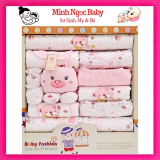 Đồ sơ sinh🌹Freeship🌹Set sơ sinh, hộp quà tặng bé sơ sinh 17 sản phẩm
