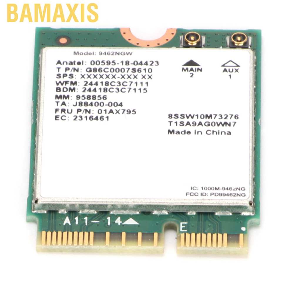 Card Wifi Bamaxis 2.4 / 5g M.2 / Ngff Cho Linux / Google Chrome Os / Windows 10