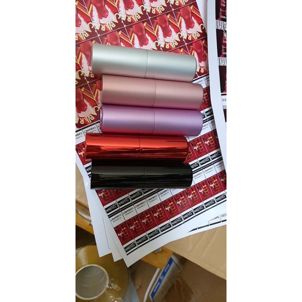 380- CHAI CHIẾT NƯỚC HOA NHÔM XOÁY NHÁM 10ML