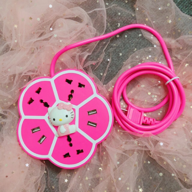 Ổ cắm điện Hello Kitty