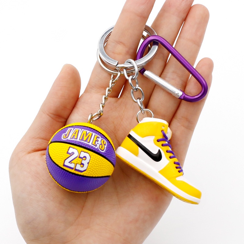 Móc khóa hình giày bóng rổ Nba Kobe tùy chọn nhỏ gọn sáng tạo