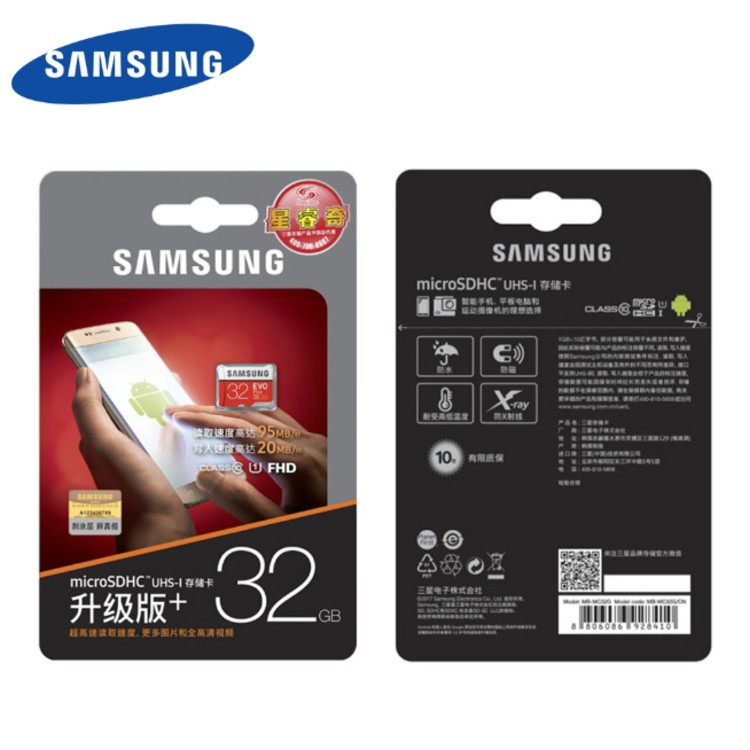 Thẻ nhớ chính hãng Samsung micro SDHC32G dùng cho camera hành trình - Hàng Nhập Khẩu Chính Hãng