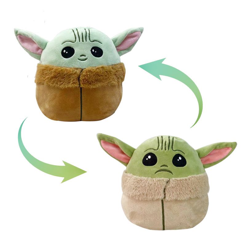 Búp Bê Nhồi Bông Yoda Hai Mặt Lật Đật DIY