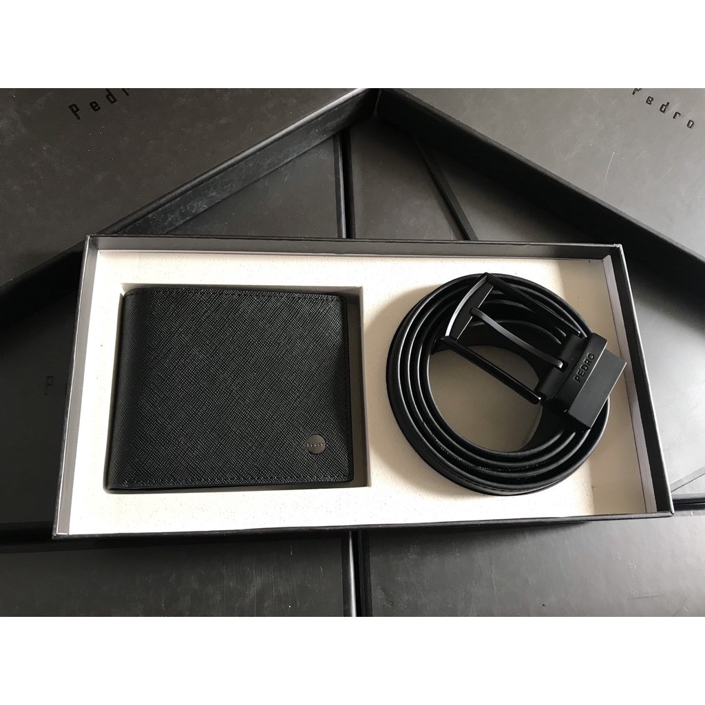 Set ví nịt Perdro full box và túi giấy
