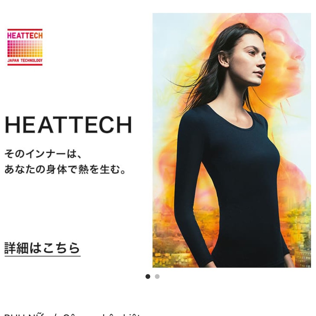 Áo heatech giữ nhiệt nữ Uniqlo