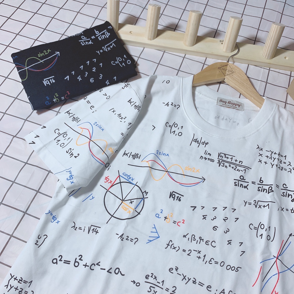Áo thun toán học nam nữ, áo phông họa tiết Bencyshop