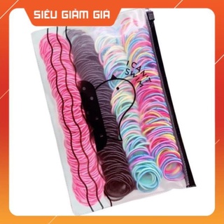 [rẻ vô địch] [20 dây cột tóc 1K ] Dây cột tóc cho bé giảm giá sock [lẻ = sỉ]