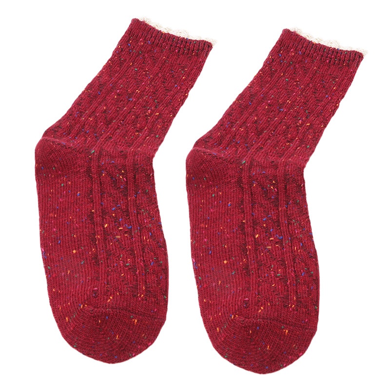Female Autumn and Winter Lace Warm  Socks Women's Socks Japanese Retro Point Yarn Socks Fashion Girl | BigBuy360 - bigbuy360.vn