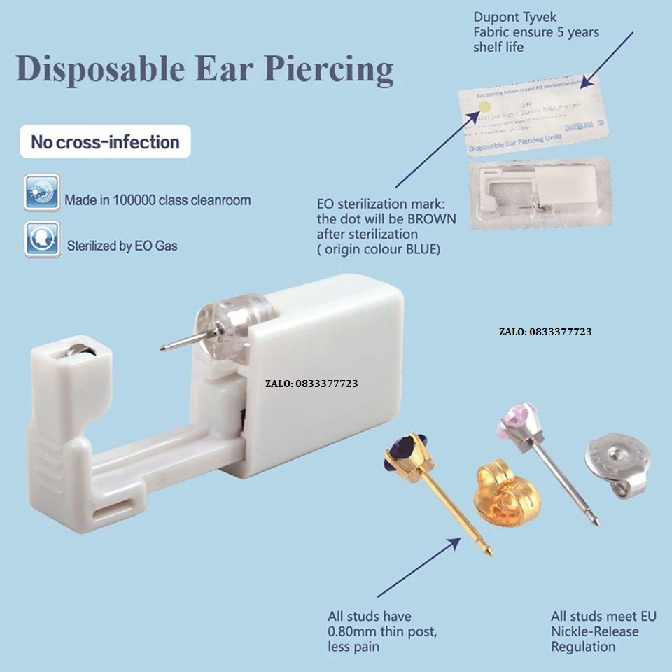 Dụng cụ xỏ lỗ tai dụng cụ bấm lỗ tai