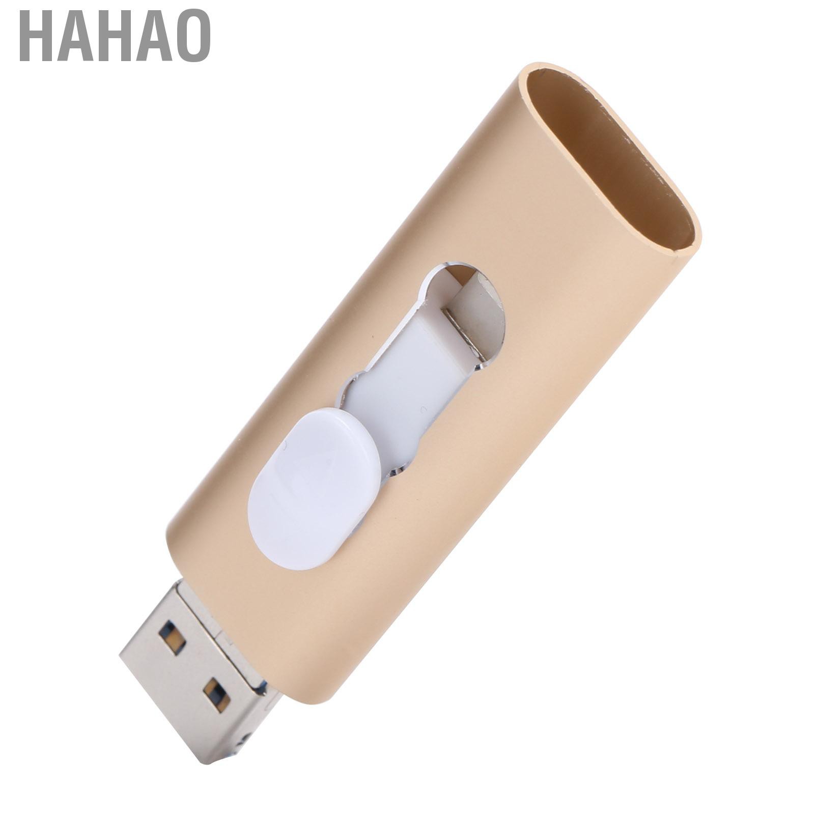 Hahao 32GB Thumb Push Flash Drive USB Memory Stick External Storage OTG U Disk for IOS/OS X