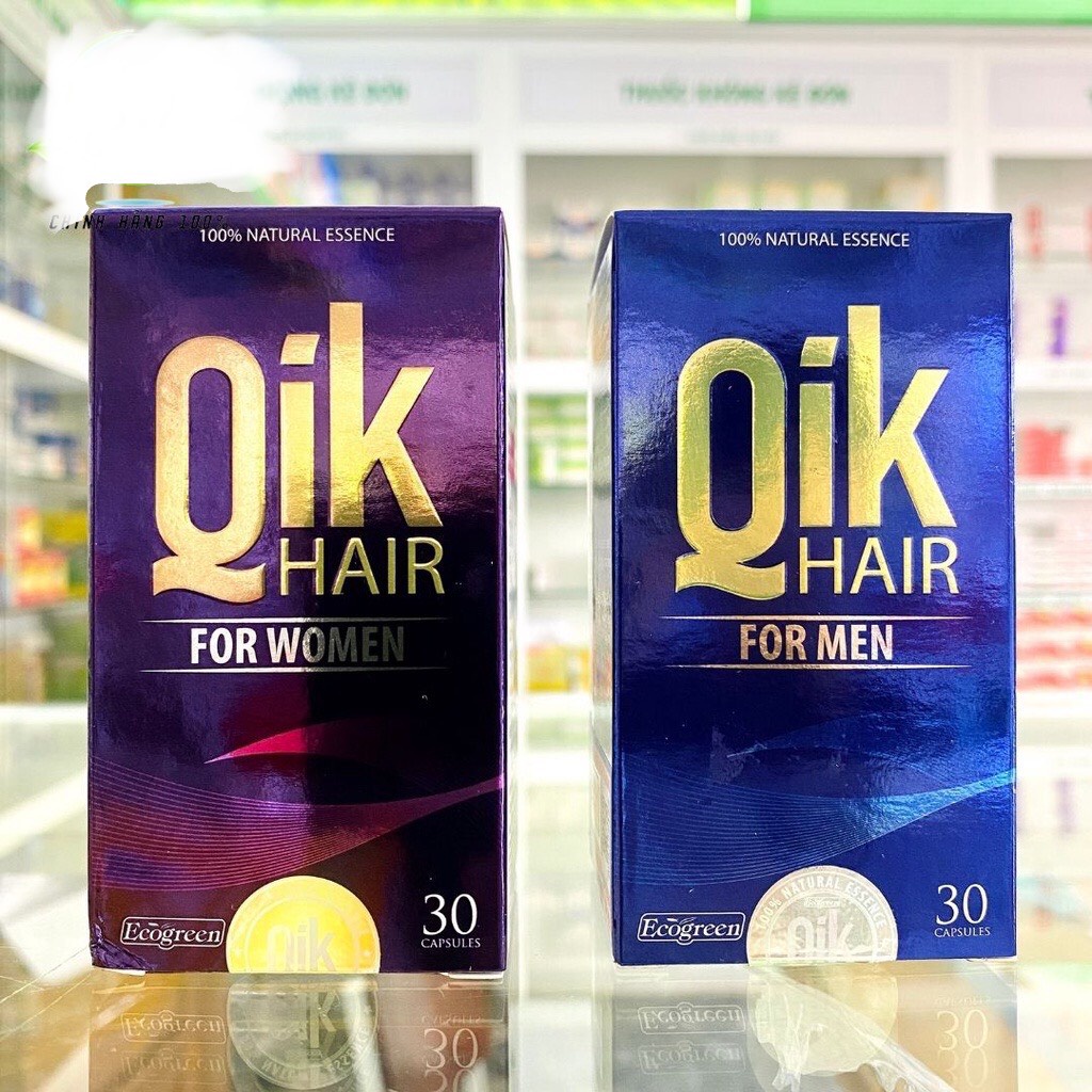 QIk HAIR for MEN , WOMEN lọ 30 viên ( có tem tích điểm )