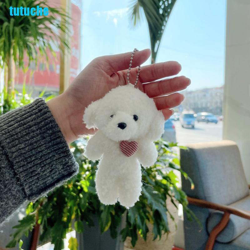 Móc khoá hình gấu bông mềm mại đáng yêu