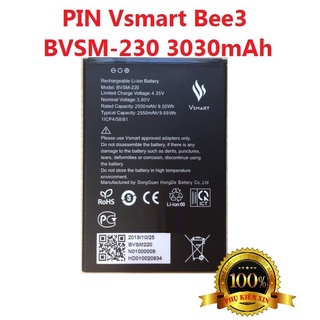 Pin vsmart bee3 / bvsm-230 3030mah hàng zin chính hãng