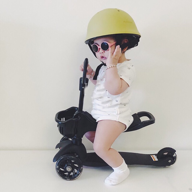 Xe chòi chân du lịch + scooter cho bé