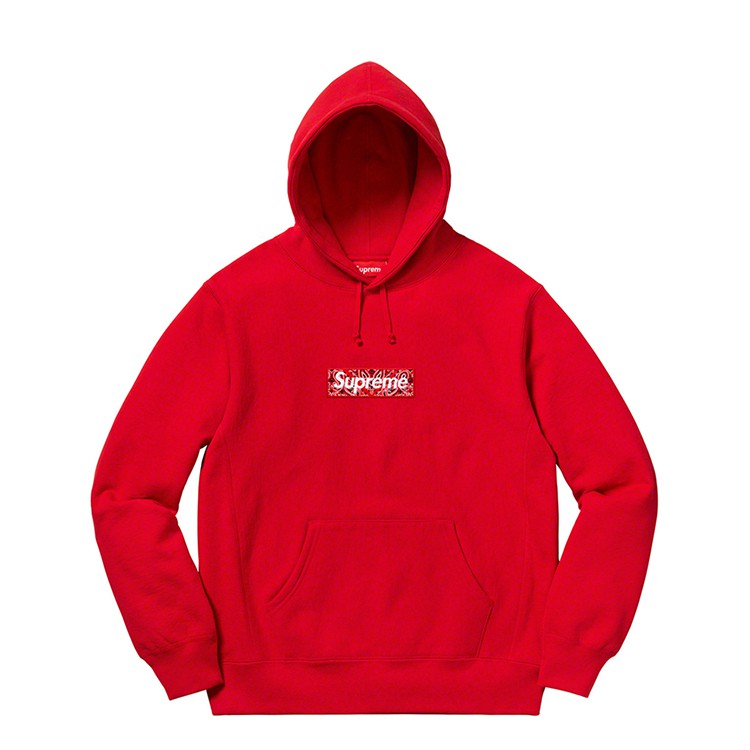 ⚡️[CHỈ 1 NGÀY] - Áo hoodie Supreme Bandana Box logo Red mirror quality cao cấp full tag túi, áo hoodie supreme