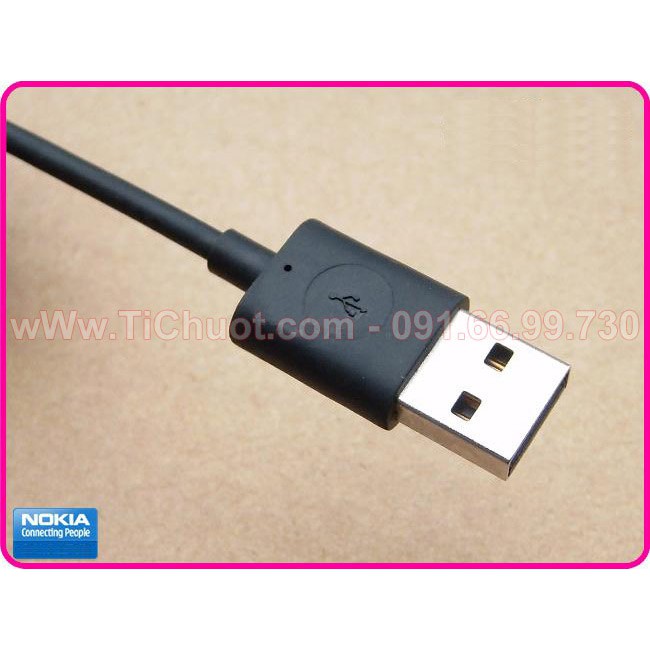 Cáp Nokia Lumia MicroUSB dài 1m2 ZIN Chính Hãng