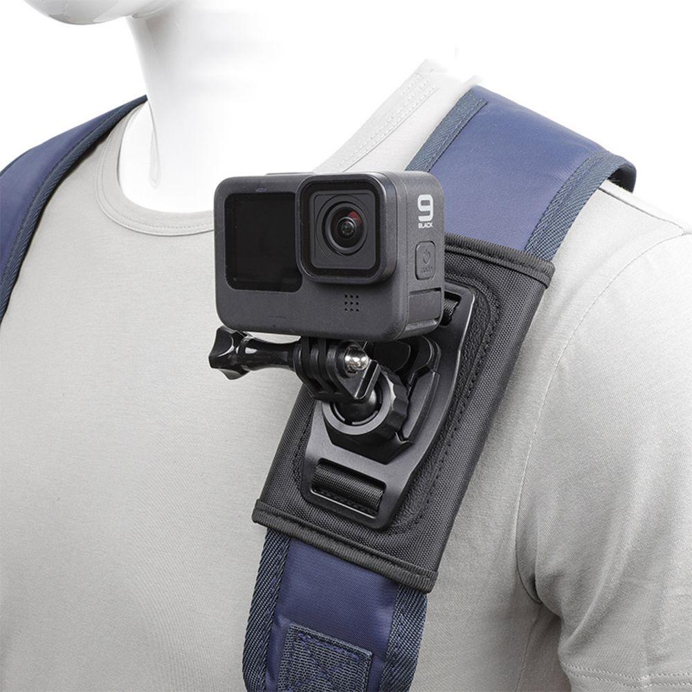 BTLIMER Dây Đeo Ba Lô Tháo Lắp Nhanh 360 Độ Mới° Khóa Xoay Cho GoPro Hero 10 9 8 7 6 5 DJI Action 2