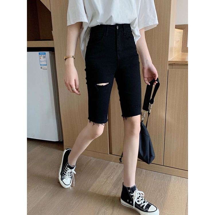 Quần short denim Xiaozhainv XZ6