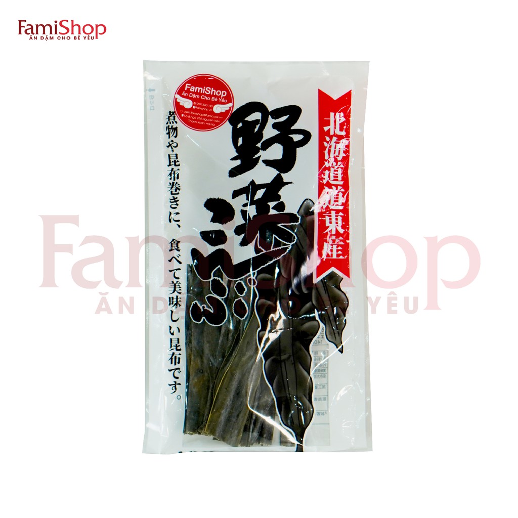 Combo Tảo bẹ KomBu 40g+ Cá bào Kobe 100g túi zip