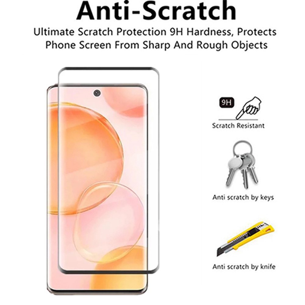 Kính Cường Lực 9D Viền Cong Bảo Vệ Ống Kính Máy Ảnh Cho Honor 50 6.57 "Honor50 NTH-AN00 NTH-NX9 Ốp