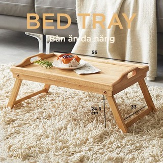 KHAY ĐỰNG THỨC ĂN DẠNG BÀN TRÀ ( CÓ CHÂN XẾP ) - BED TRAY - ROKY STORE - KỆ ĐA NĂNG