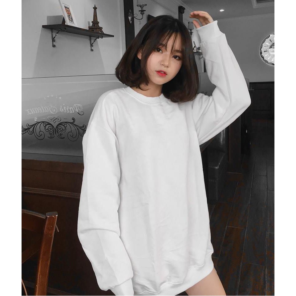 Áo sweater Nam Nữ oversize, sweater unisex Wado chất nỉ da cá form rộng 6 màu