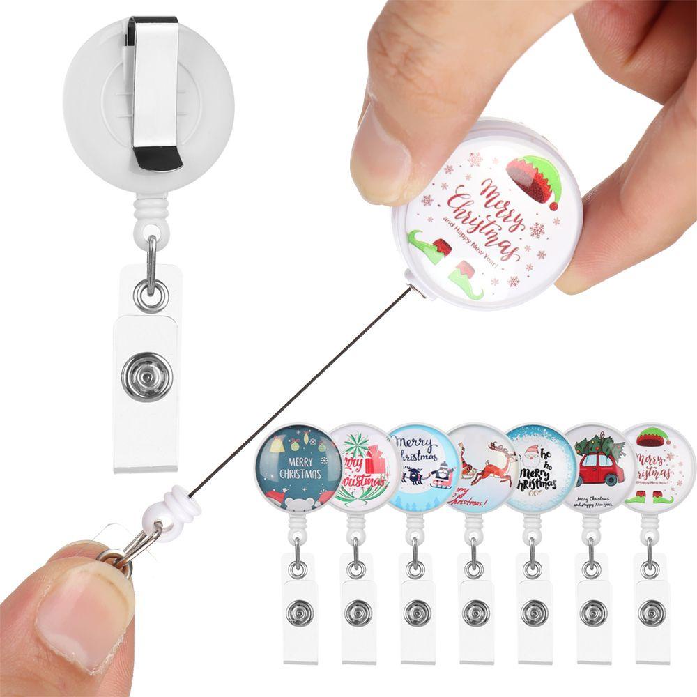 1 Dây Kẹp Giữ Huy Hiệu Có Thể Thu Gọn Chống Thất Lạc Nhiều Màu Sắc