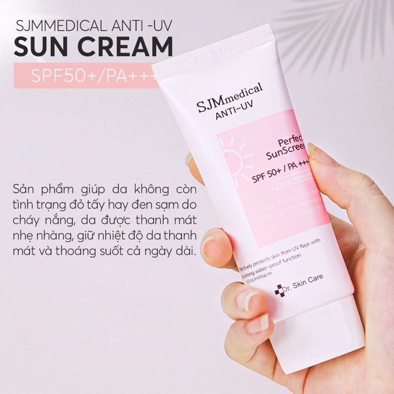 Kem chống nắng hàn quốc kiềm dầu nâng tone SJM Medical Anti UV Perfect Sunscreen SPF 50+/ PA+++ 60ml | BigBuy360 - bigbuy360.vn