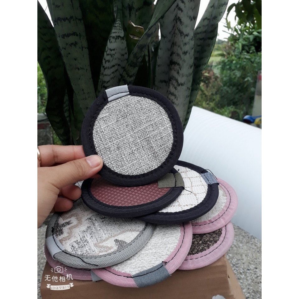 Miếng lót cốc,  ly, tách chất liệu vải nỉ chống thấm