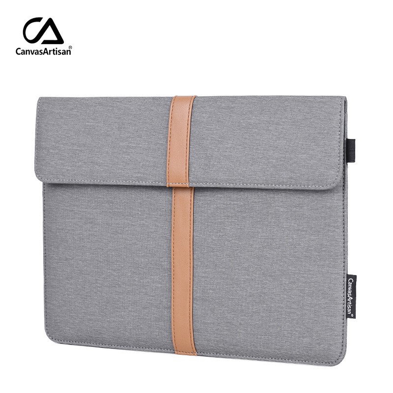 Túi chống sốc laptop cao cấp-2 ngăn- dành cho laptop 12/13/13.3/14/15/15.6 inch chống sốc chống nước- Ghi sọc vàng