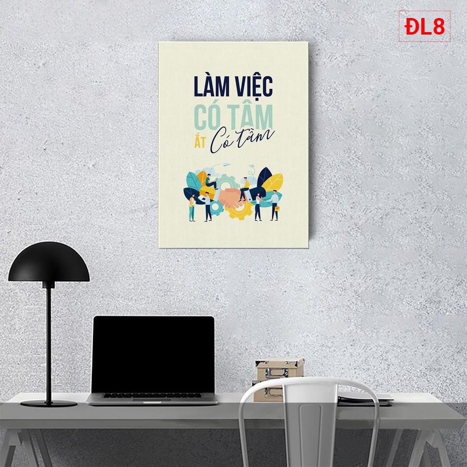 Tranh Canvas slogan treo tường trang trí văn phòng tạo động lực hot nhất khung gỗ | BigBuy360 - bigbuy360.vn