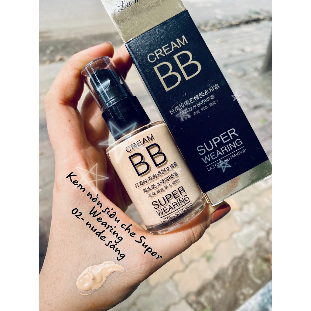 Kem nền BB Super Wearing Lameila lọ thủy tinh nội địa chính hãng sỉ Kang | BigBuy360 - bigbuy360.vn
